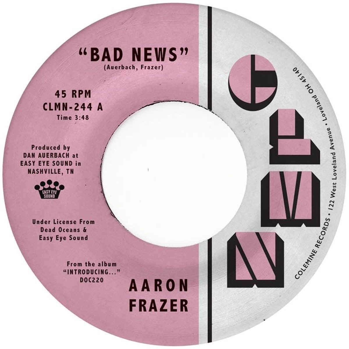 AARON FRAZER — BAD NEWS / DONE LYIN'