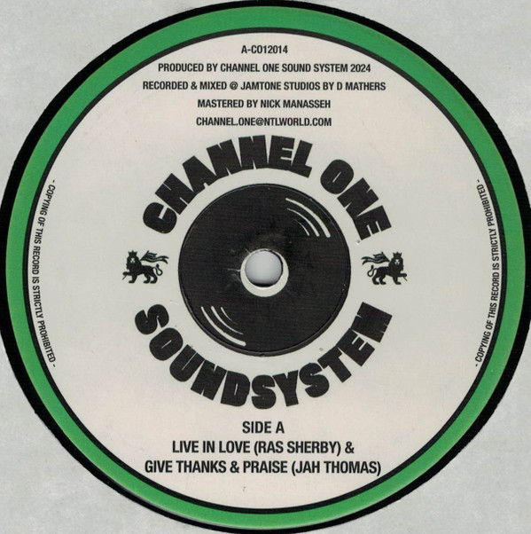 Ras Sherby, Jah Thomas & Channel One — Live in Love