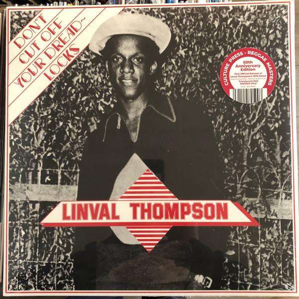LINVAL THOMPSON — Dont Cut Off Your Dreadlocks (Remastered Edition) (Anniversary Edition) (Translucent Red Marbled Vinyl)