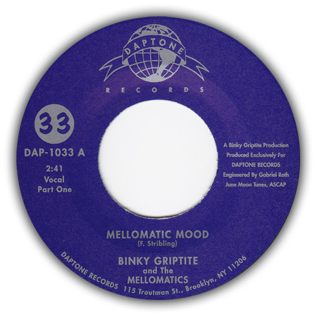 BINKY GRIPTITE — MELLOMATIC MOOD