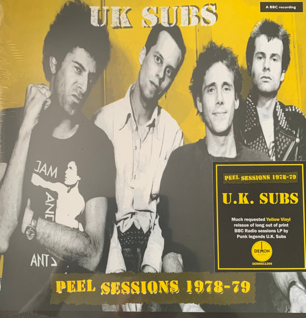 UK SUBS — Peel Sessions (Yellow Vinyl)