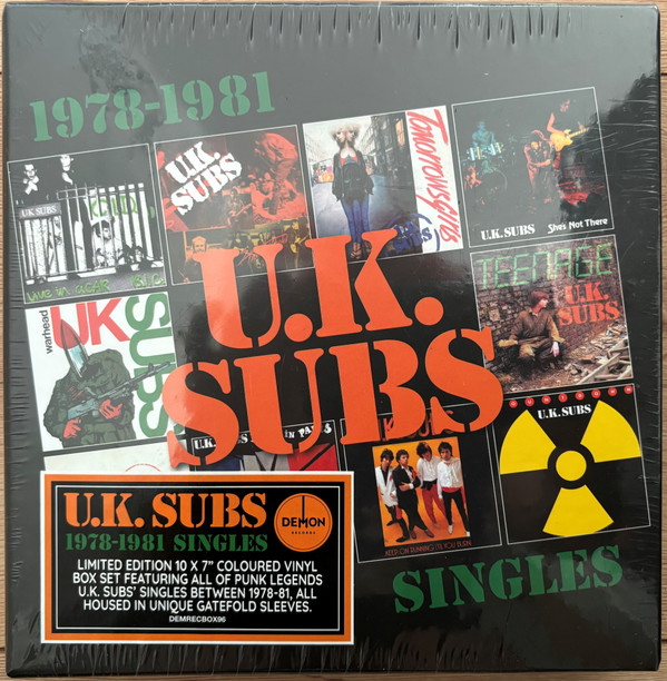 UK SUBS — 1978-1981 SINGLES