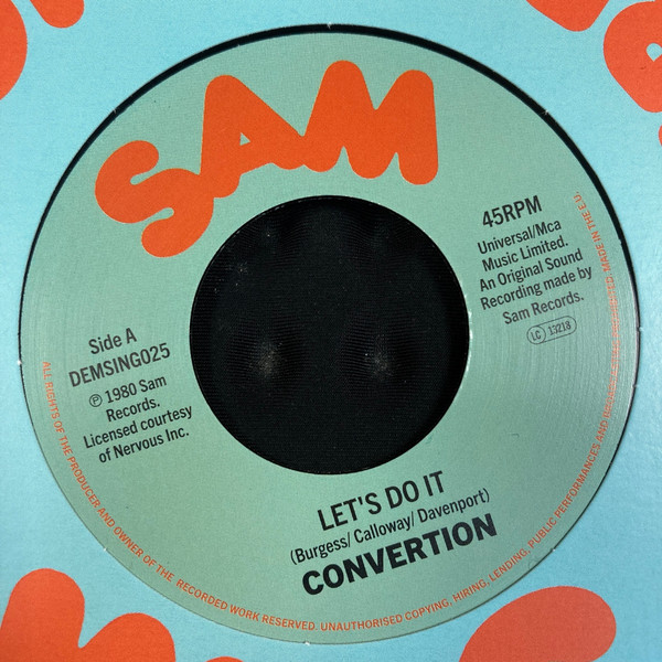 CONVERTION — LETS DO IT / ALL I WANT IS YO