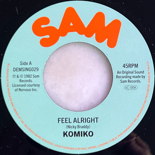 KOMIKO — FEEL ALRIGHT