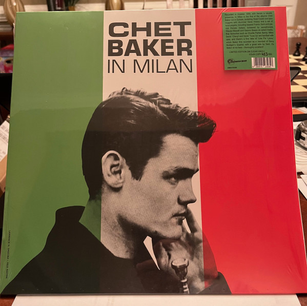 CHET BAKER — In Milan (Numbered Edition) (Clear Vinyl)