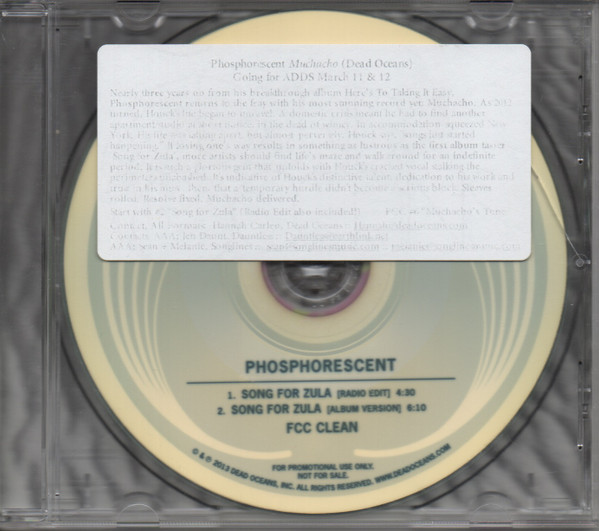 PHOSPHORESCENT — MUCHACHO