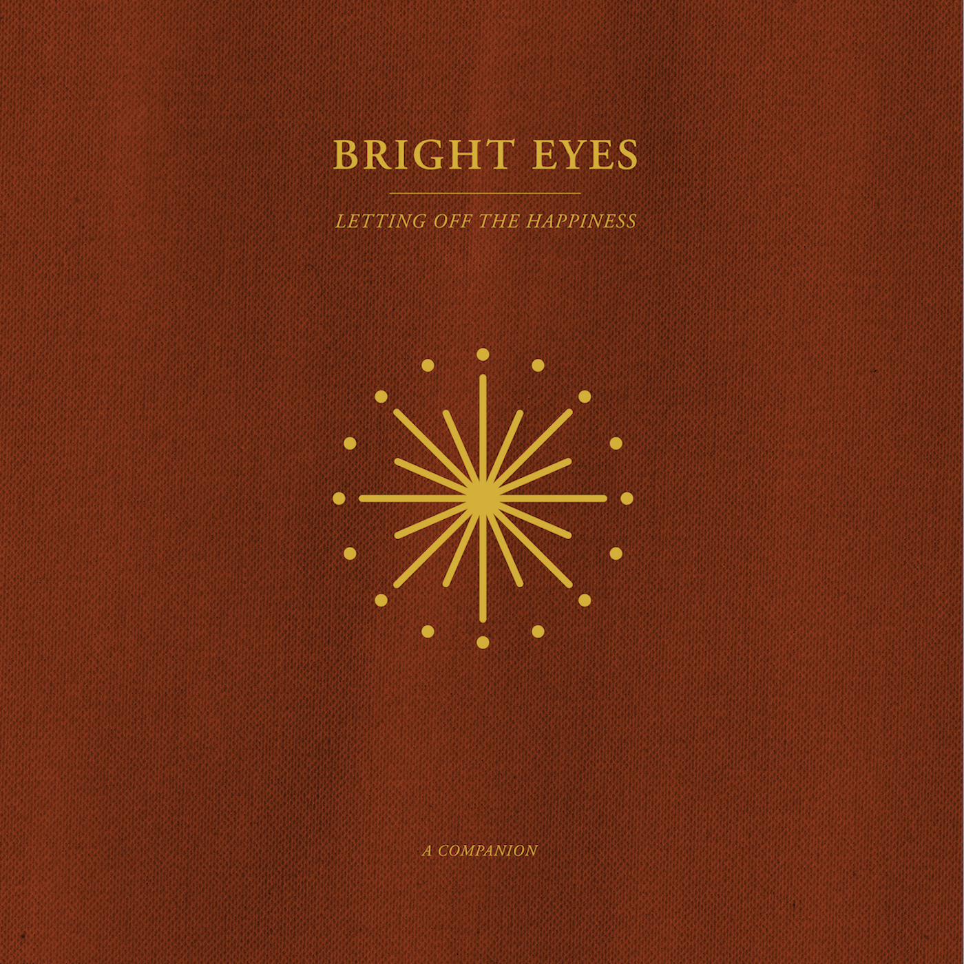 BRIGHT EYES — LETTING OFF THE HAPPINESS: A COMPANION