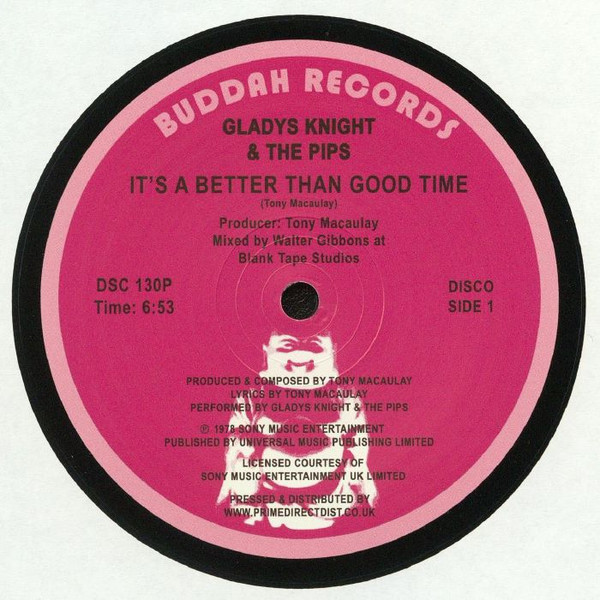 Gladys Knight & The Pips — It's a Better Than Good Time / Saved By the Grace of Your Love