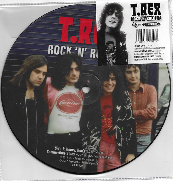 T. REX — ROCK N ROLL E.P (PIC DISC)