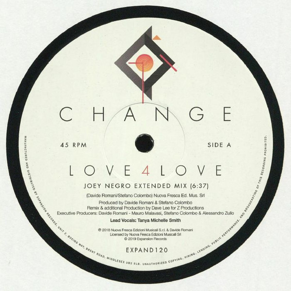 CHANGE — LOVE 4 LOVE / MAKE ME (GO CRAZ