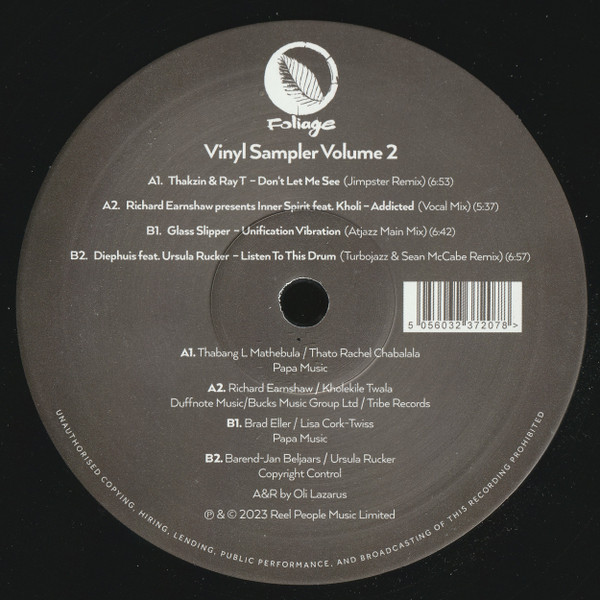 VARIOUS ARTISTS — FOLIAGE RECORDS VINY