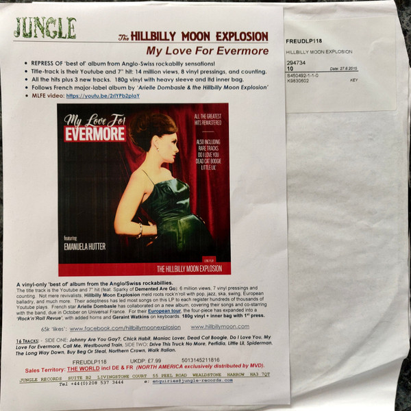 HILLBILLY MOON EXPLOSION THE — MY LOVE FOR EVERMORE