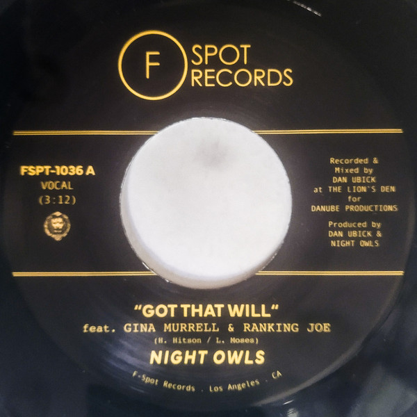 NIGHT OWLS — GOT THAT WILL (FEAT. GINA MURRELL & RANKING JO