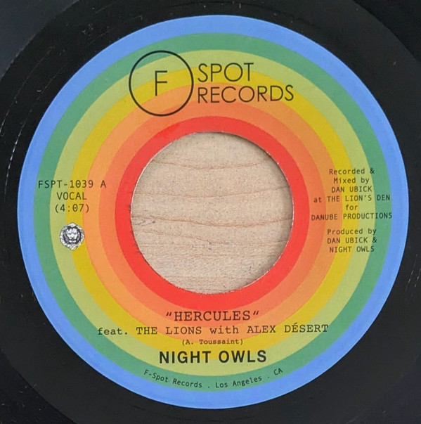 NIGHT OWLS — Hercules (Feat. Alex Desert & The Lions) / Tell It Like It Is (Feat. Asdru Sierra)