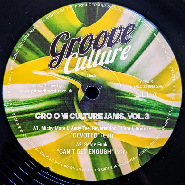 Various Artists — Groove Culture Jams Vol.3