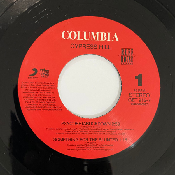 CYPRESS HILL — PSYCHOBETABUCKDOWN/SOMETHING FOR THE BLUNTED/L