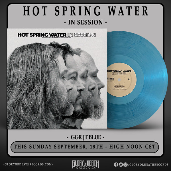 HOT SPRING WATER — In Session (Clear/Black/White Splatter Vinyl)