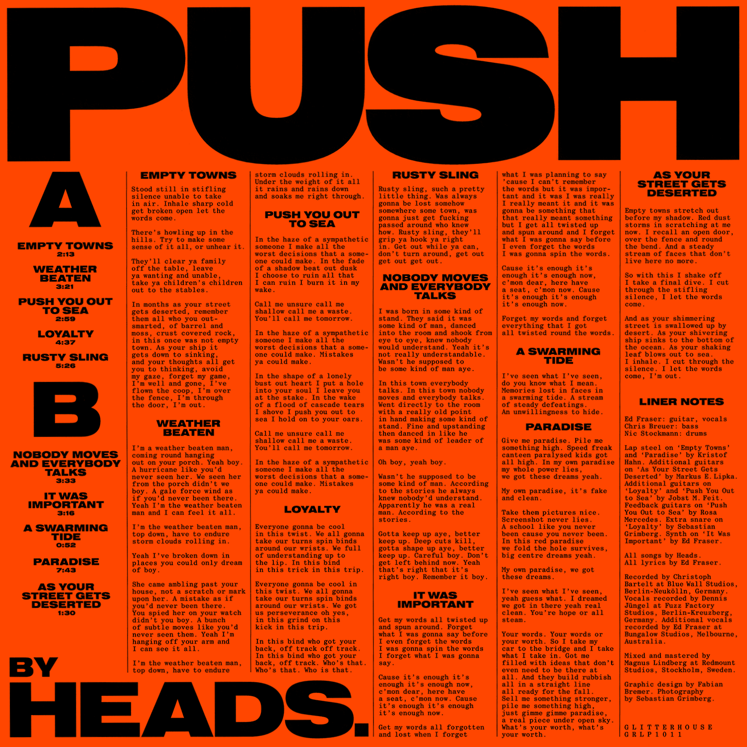 HEADS. — Push