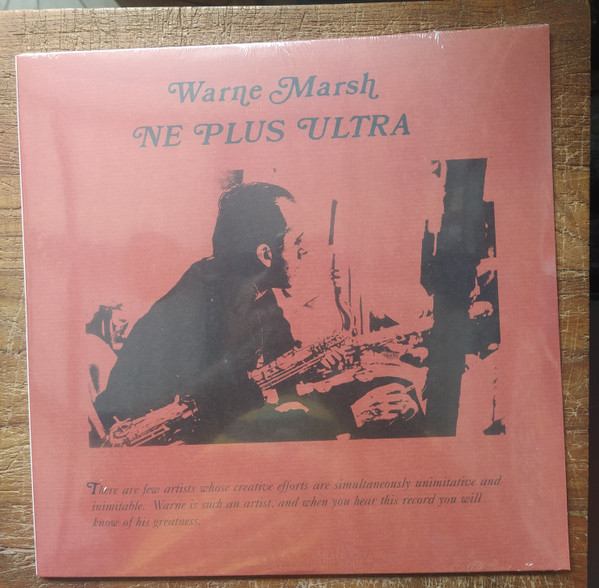 WARNE MARSH — Ne Plus Ultra