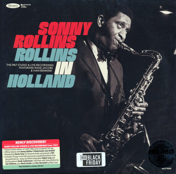 SONNY ROLLINS — Rollins In Holland: The 1967 Studio & Live Recordings (Black Friday 2020)