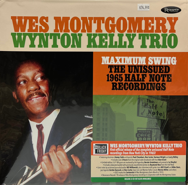 WES MONTGOMERY — MAXIUMUM SWING: THE UNISSUED 1965 HALF NOTE RE