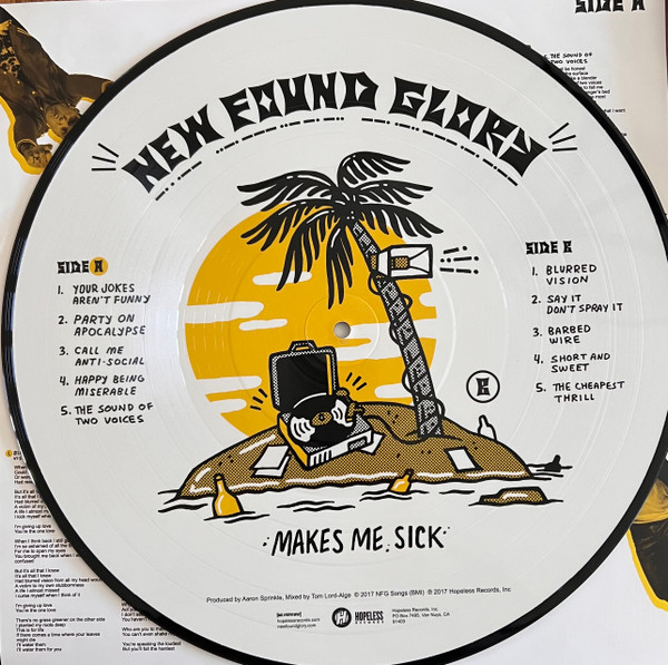 NEW FOUND GLORY — MAKES ME SICK
