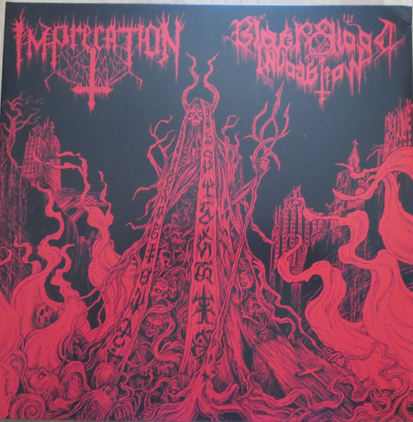IMPRECATION / BLACK BLOOD INVOCATION — Diabolical Flames Of The Ascended Plague