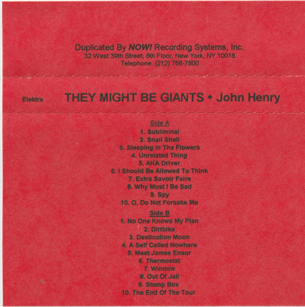 THEY MIGHT BE GIANTS — JOHN HENRY