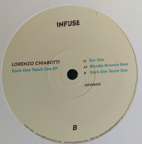 Lorenzo Chiabotti — Each One Teach One EP (Vinyl Only)
