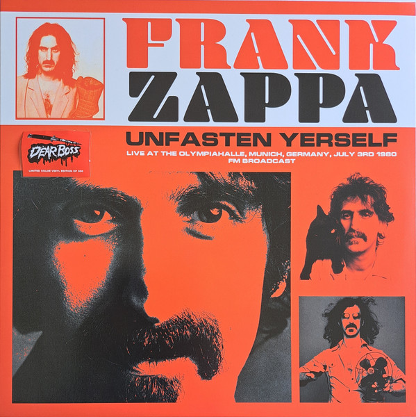 FRANK ZAPPA — Unfasten Yerself: Live At The Olympiahalle. Munich. Germany. July 3rd 1980 - Fm Broadcast (Coloured Vinyl)