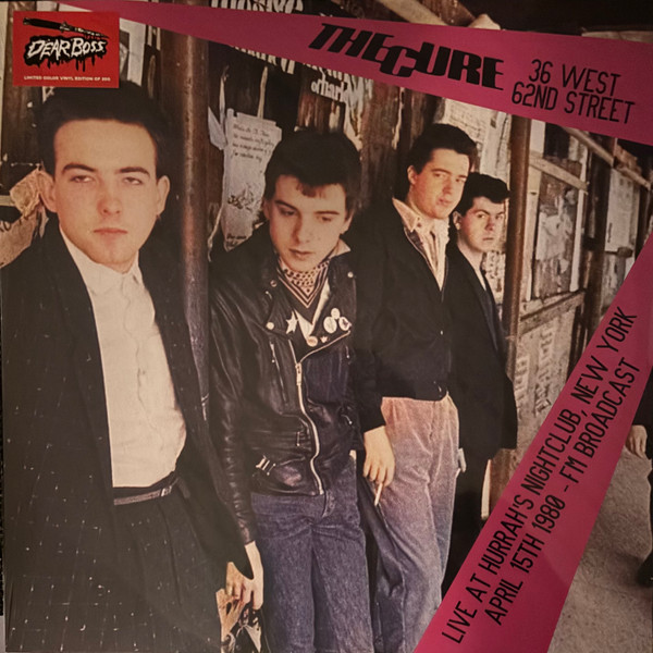 CURE — Cure - 36 West 62nd Street: Live At Hurrahs Nightclub. New York. April 15th 1980 (Pink Vinyl)