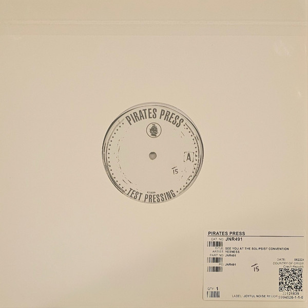 YESNESS — SEE YOU AT THE SOLIPSIST CONVENTION