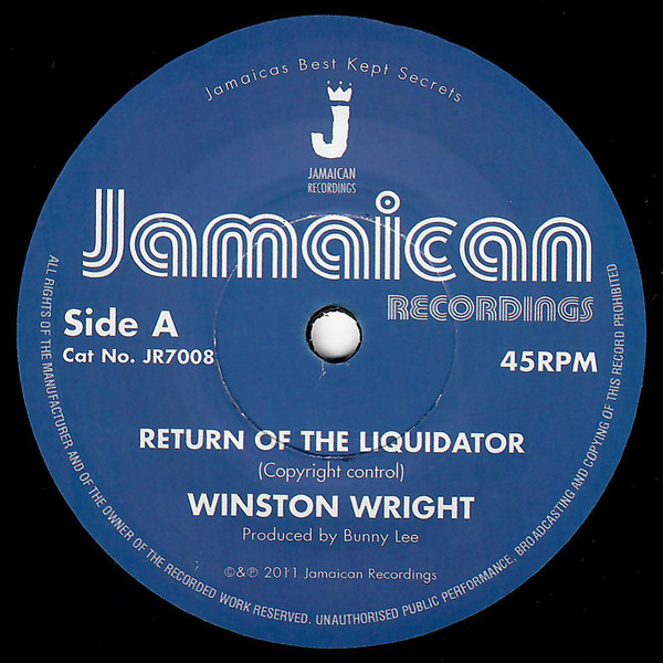 WINSTON WRIGHT — RETURN OF THE LIQUIDATOR / VER