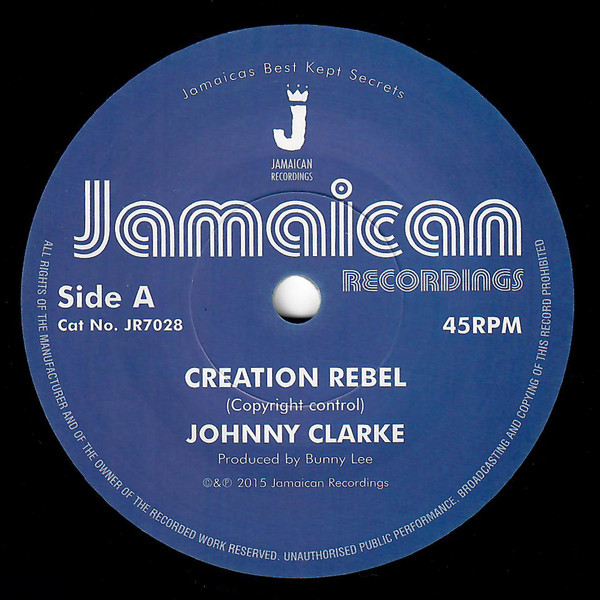 JOHNNY CLARKE — CREATION REBEL / VERSION