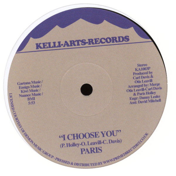 Paris — I Choose You / Punkin' Funkin'