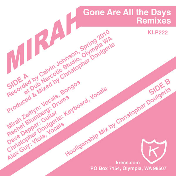 MIRAH — Gone All The Days