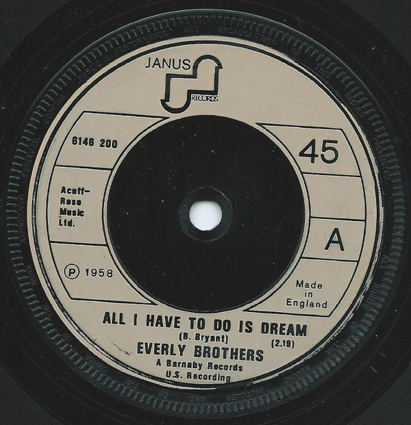 EVERLY BROTHERS — All I Have To Do Is Dream