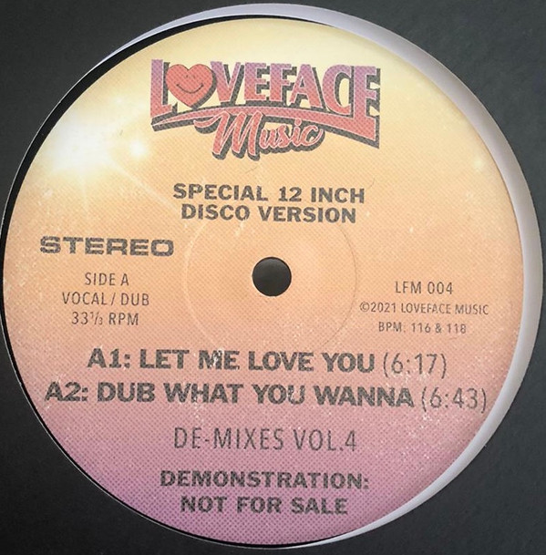 Loveface — De-mixes: Vol 4