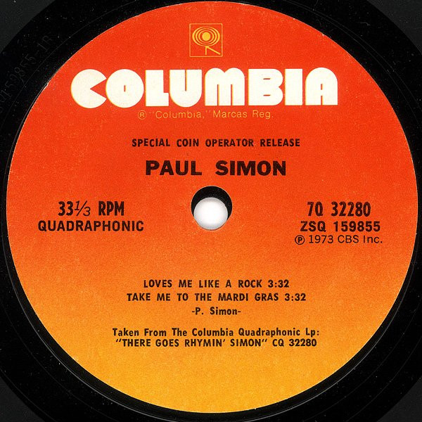 PAUL SIMON — There Goes Rhymin Simon