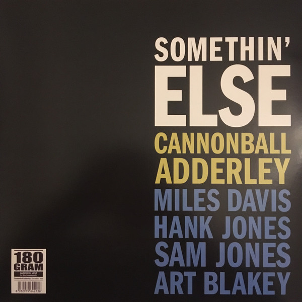 CANNONBALL ADDERLEY — Somethin Else