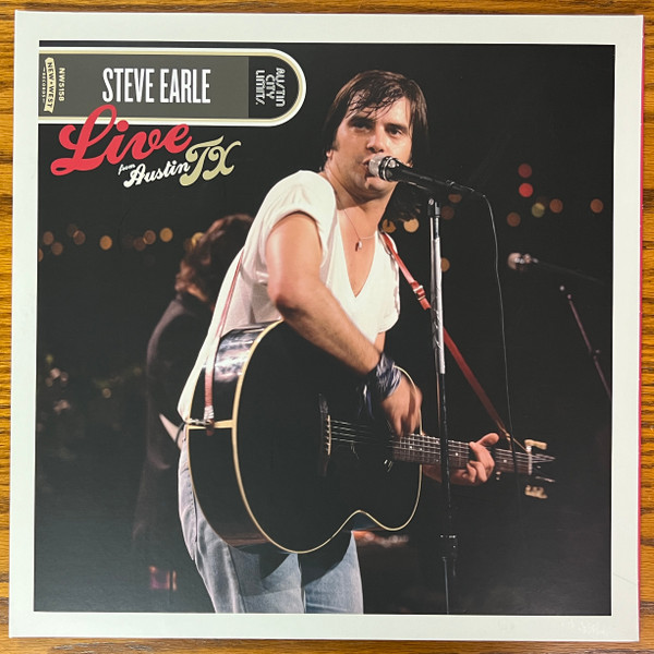 STEVE EARLE — Live From Austin. Tx