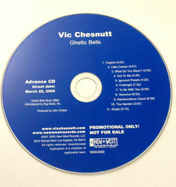 VIC CHESNUTT — Ghetto Bells