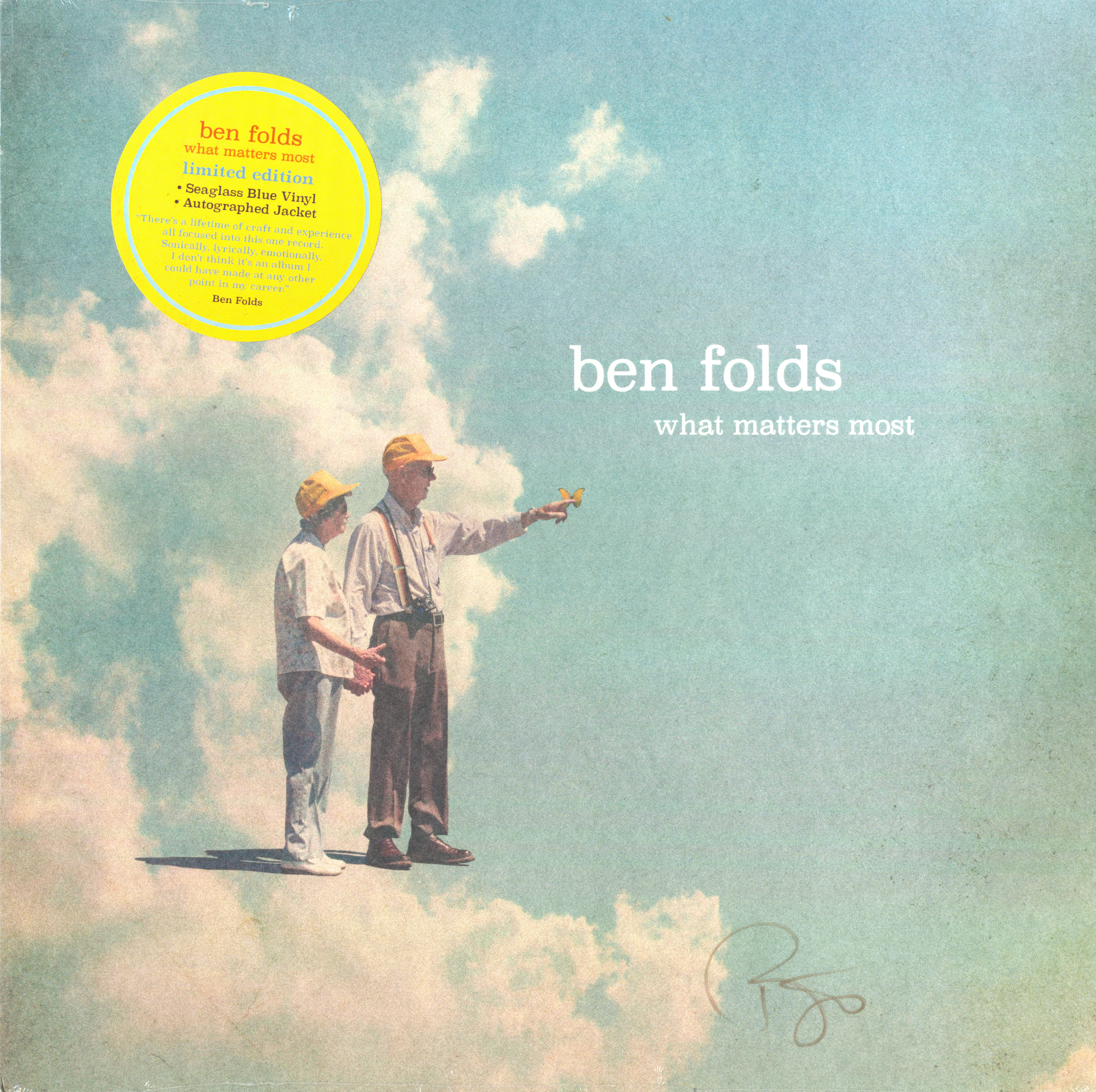 BEN FOLDS — What Matters Most (Seaglass Blue Vinyl Vinyl)