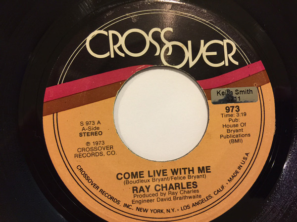 RAY CHARLES — Come Live With Me