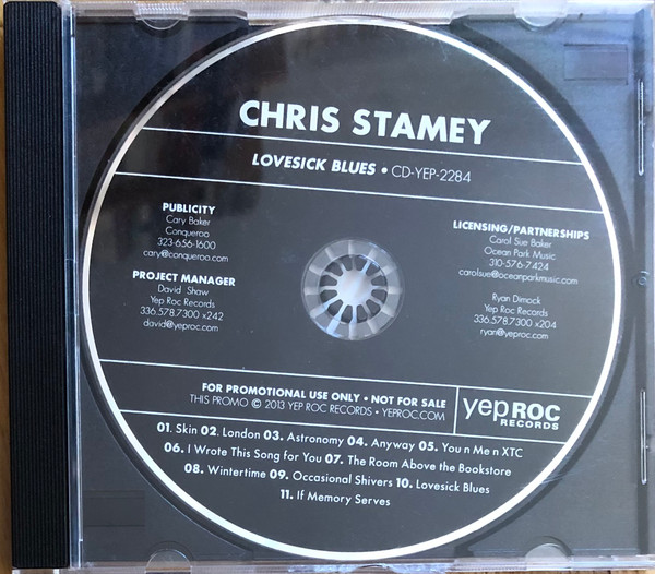 CHRIS STAMEY — Lovesick Blues
