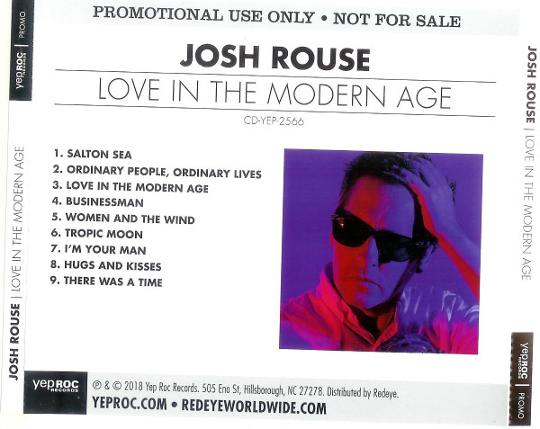 JOSH ROUSE — Love In The Modern Age