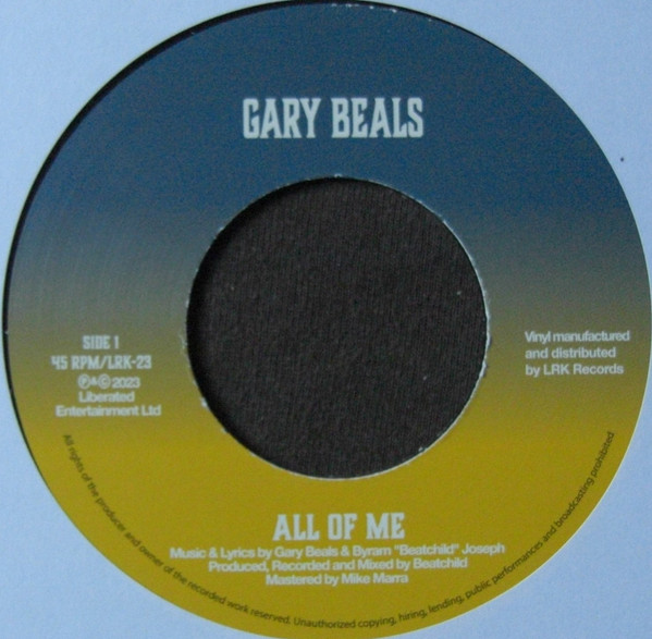 Gary Beals — All Of Me / Self Revolution
