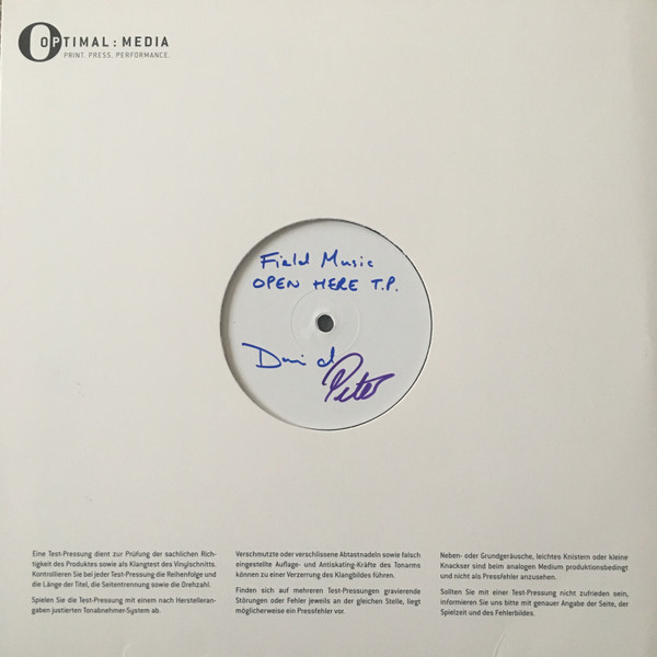 FIELD MUSIC — OPEN HERE