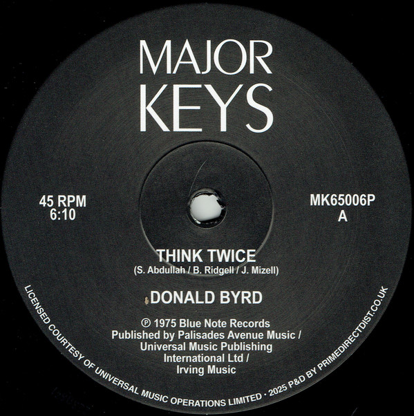 Donald Byrd — Think Twice / Where Are We Going?