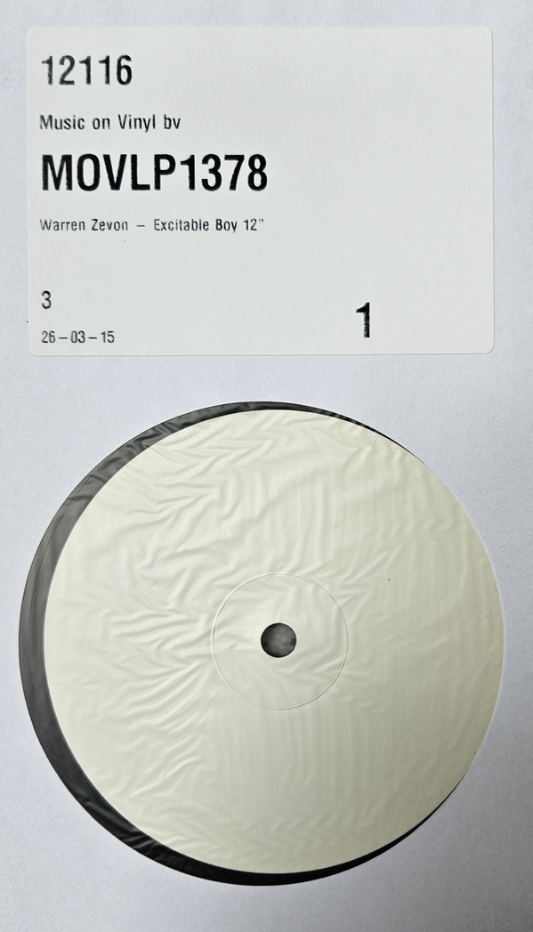 Zevon, Warren — Excitable Boy (1LP)